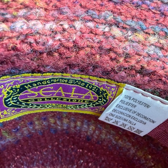 NWT Scala Boho Wide Brim Hat Fall Cottagecore Artisan Style Cozy Festival main image 10